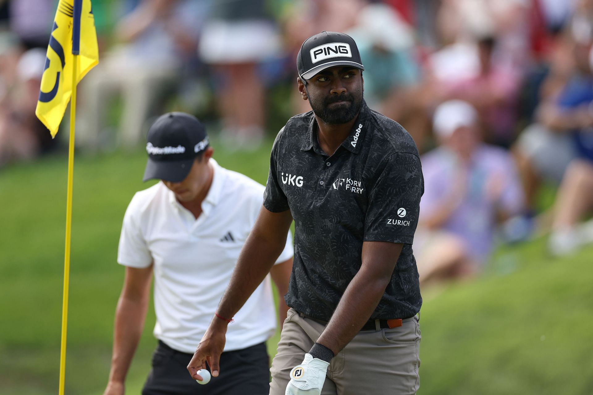 Sahith Theegala at the 2024 PGA Championship - Round Three